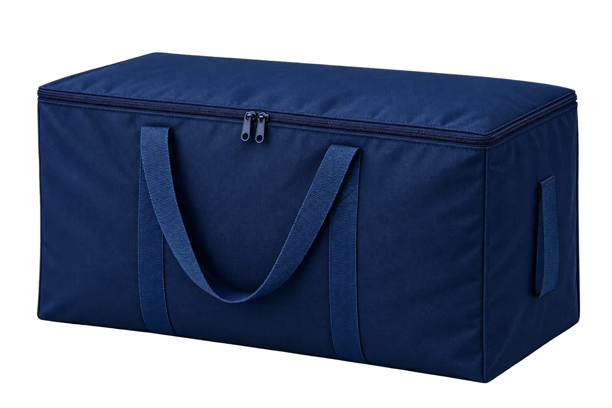 90L Moving Storage Bag | Extra Large Foldable Travel & Moving Bag | Heavy Duty Clothes & Blanket Storage Bag | Reusable Organizer Bag – Bagistry.pk